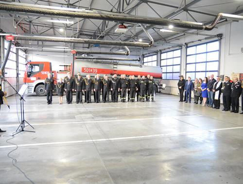 Przedświąteczne spotkanie w Komendzie Powiatowej Państwowej Straży Pożarnej