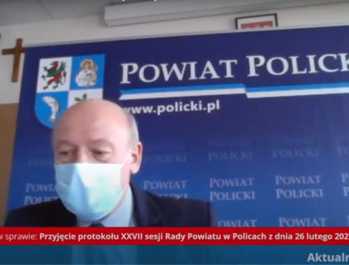 XXVIII sesja Rady Powiatu w Policach