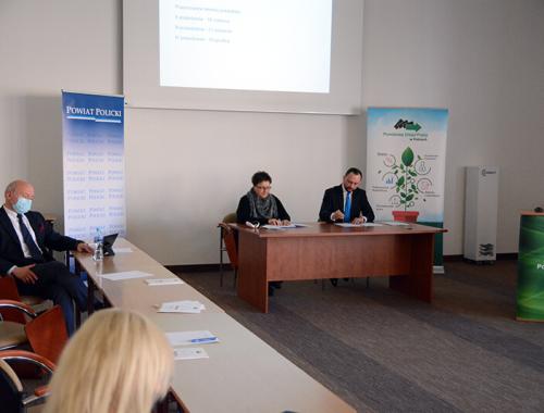 Inauguracyjne posiedzenie Powiatowej Rady Rynku Pracy w Policach