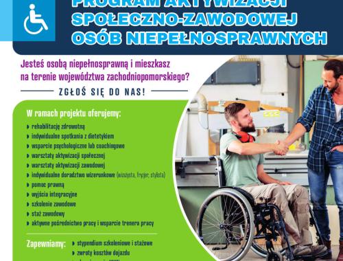 Program aktywizacji społeczno-zawodowej osób niepełnosprawnych