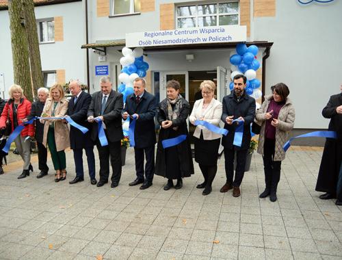 Oficjalne otwarcie Regionalnego Centrum Wsparcia Osób Niesamodzielnych w Policach