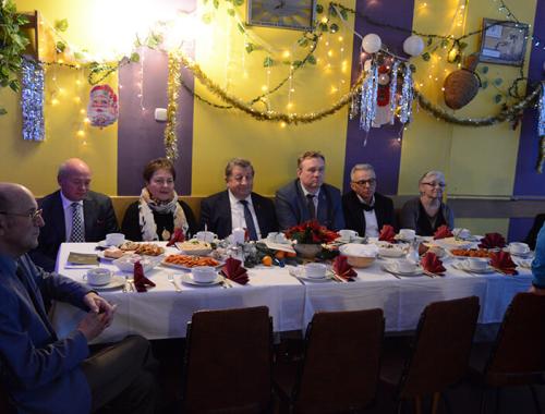 Spotkanie wigilijne w Polskim Związku Emerytów, Rencistów i Inwalidów w Policach