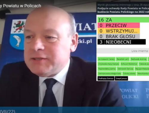 XXXVII sesja Rady Powiatu w Policach