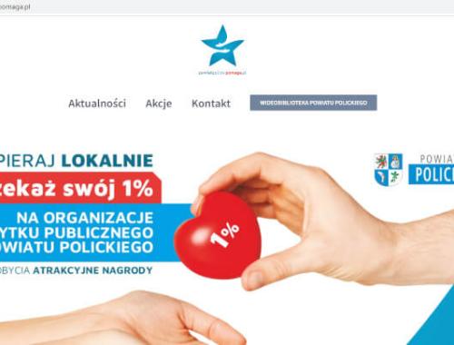 Powiat Policki Pomaga - nowy portal z informacjami i wskazówkami dla mieszkańców Powiatu Polickiego