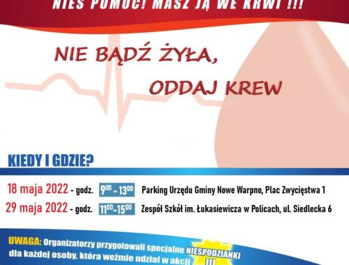 Zapraszamy na VII Powiatowy Tydzień Czerwonej Krwinki