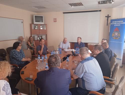 Posiedzenie Powiatowego Zespołu Zarządzania Kryzysowego