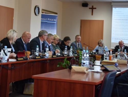 XLV sesja Rady Powiatu w Policach
