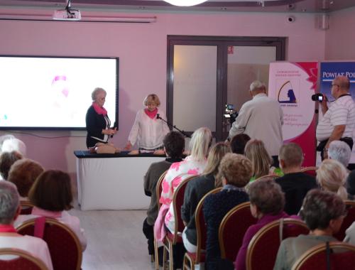 Wykłady i warsztaty dotyczące profilaktyki raka piersi w związku z obchodami Dni Zdrowia w Powiecie Polickim