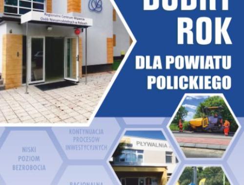Dobry rok dla Powiatu Polickiego - informacja dla Mieszkańców na podstawie Raportu o stanie Powiatu Polickiego za 2021 rok