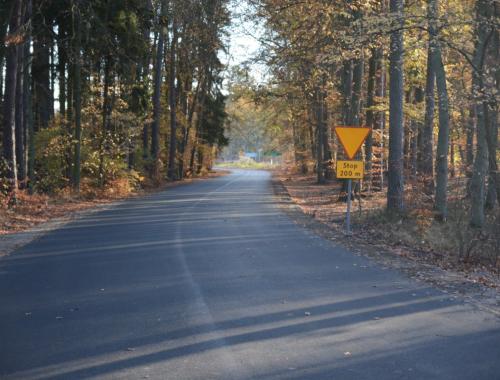 Nowa nawierzchnia na odcinku drogi powiatowej nr 3901Z Trzebież - Myślibórz Wielki