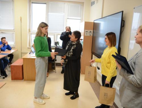 Wręczenie nagród w konkursie "Narodowe Czytanie"