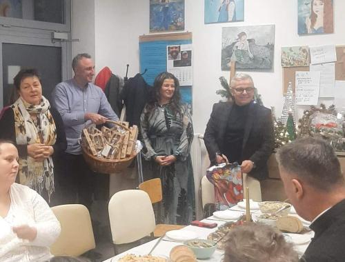 Spotkanie świąteczne w Powiatowym Klubie Samopomocy