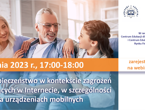 Zaproszenie na webinarium CEDUR dla seniorów