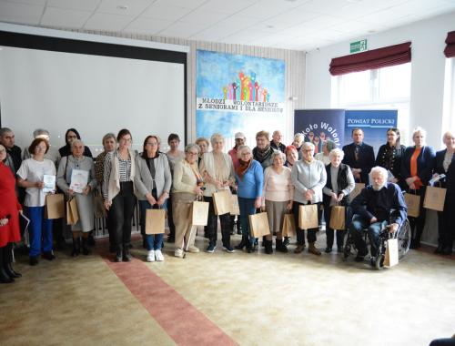 Podsumowanie projektu pn. "Młodzi wolontariusze z seniorami i dla seniorów"