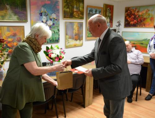 Wernisaż prac malarskich Izabeli Jamrozińskiej