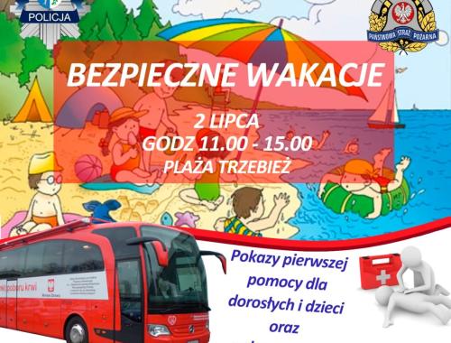 "Bezpieczne Wakacje" akcja poboru krwi