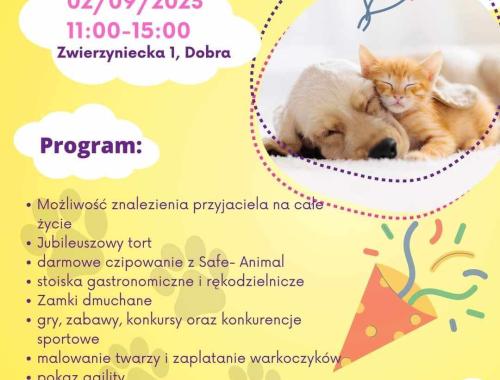 10 urodziny schroniska w Dobrej