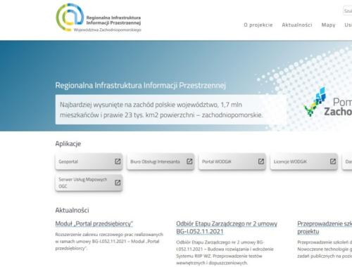 Geoportal – spacer online po województwie zachodniopomorskim
