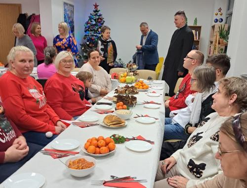 Spotkanie świąteczne w Powiatowym Klubie Samopomocy
