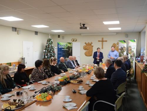 Spotkanie świąteczne z prezesami i dyrektorami w Urzędzie Miejskim w Policach