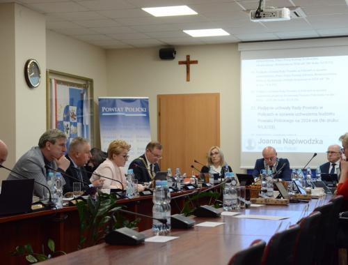 LX sesja Rady Powiatu w Policach