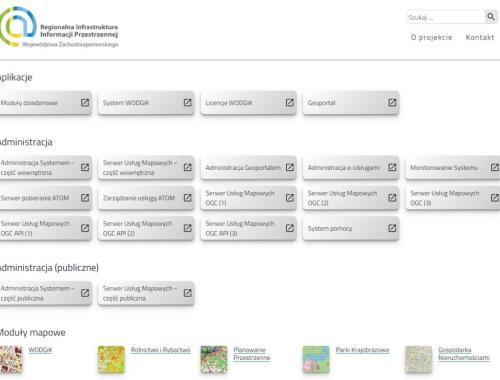 Dane wojewódzkie w Systemie Informacji Przestrzennej
