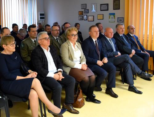 Odprawa roczna w Komendzie Powiatowej Policji w Policach