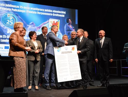 25 lat współpracy Powiatu Polickiego i Powiatu Vorpommern-Greifswald