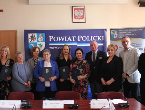 Powołano nowy skład Powiatowej Społecznej Rady do spraw Osób Niepełnosprawnych w Policach
