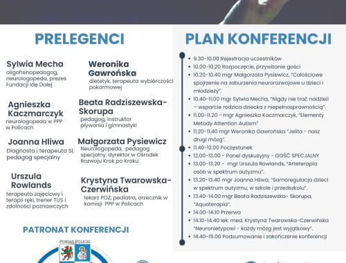 Zapraszamy na II Policką Konferencję zorganizowaną z okazji Światowego Dnia Autyzmu „Neuronietypowi – Każdy mózg jest wyjątkowy”