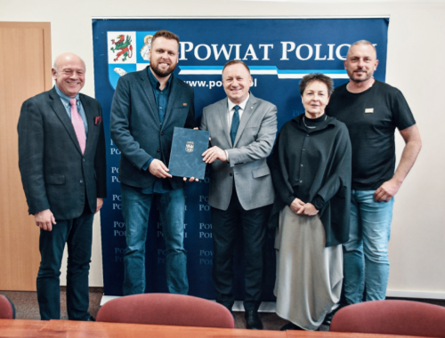 Współpraca Powiatu Polickiego z Klubem Piłki Siatkowej Chemik Police S.A.