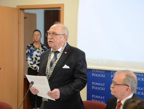 Janusz Szwyd Przewodniczącym Rady Powiatu w Policach w kadencji 2024-2029