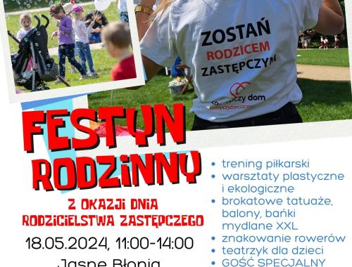 Festyn Rodzinny z okazji Dnia Rodzicielstwa Zastępczego