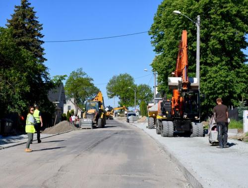 Rozbudowa drogi powiatowej nr 3923Z Szczecin – Warnik na odcinku Szczecin – Stobno, Etap II – m. Stobno - postęp prac