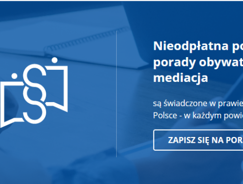 Uruchamiamy możliwość samodzielnego umawiania terminów wizyt na nieodpłatne porady prawne i obywatelskie