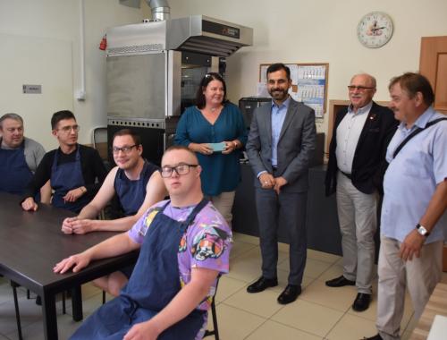 Z wizytą w Polskim Stowarzyszeniu na Rzecz Osób z Niepełnosprawnością Intelektualną Koło w Policach