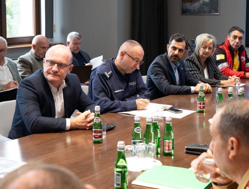 Posiedzenie Wojewódzkiego Zespołu Zarządzania Kryzysowego