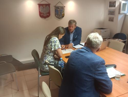 Pierwsze konsultacje dla mieszkańców z pracownikami Starostwa Powiatowego w Policach