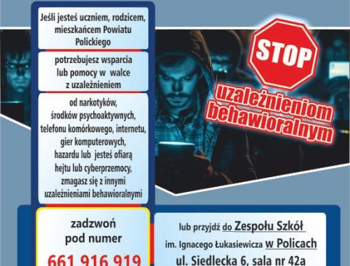 Ruszył Powiatowy Punkt Wsparcia Osób Zagrożonych Uzależnieniem