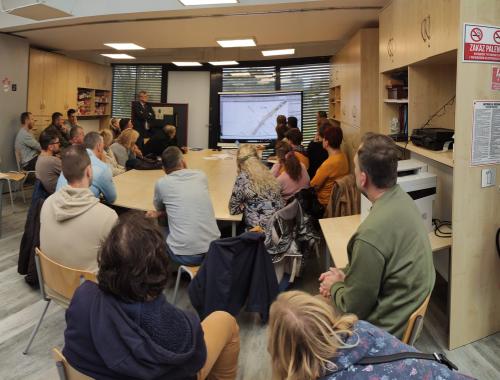 Mieszkańcy Sławoszewa wzięli udział w drogowych konsultacjach społecznych