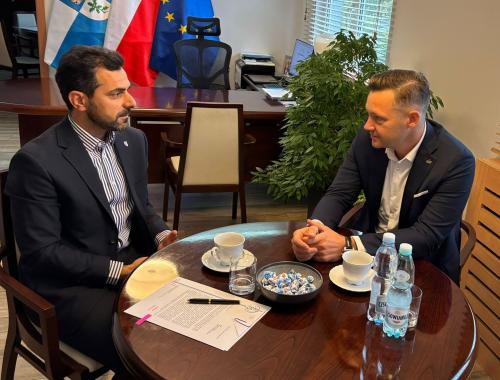 Spotkanie na temat współpracy samorządu powiatowego i największego koncernu chemicznego w kraju