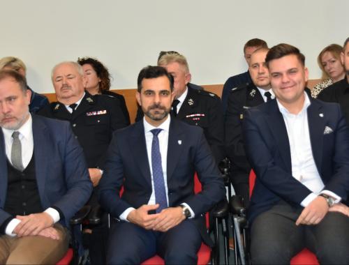 Udział przedstawicieli Powiatu Polickiego w VII sesji Rady Miejskiej w Policach