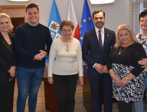 Spotkanie z przedstawicielkami Rady Osiedla Nr 7 w Policach w Starostwie Powiatowym w Policach