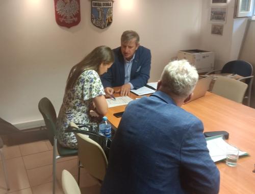 Mobilny punkt konsultacyjny w Dobrej-dyżur Członka Zarządu Powiatu w Policach