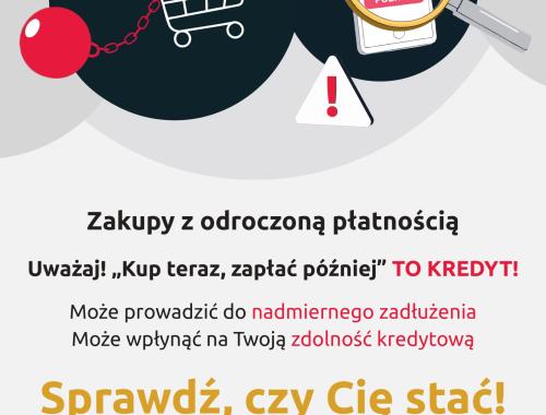 Kup teraz, zapłać później? Sprawdź, czy Cię stać! UOKiK startuje z kampanią społeczną
