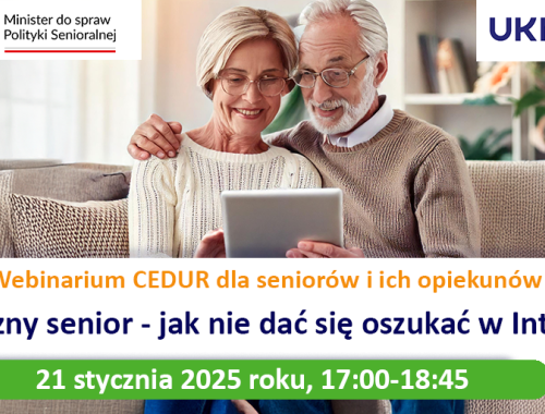 Bezpieczny senior - jak nie dać się oszukać w Internecie