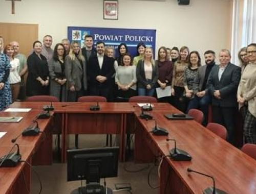 Odprawa noworoczna z kadrą kierowniczą Starostwa Powiatowego w Policach