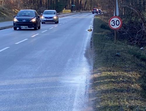 Znika ruch wahadłowy w okolicach przepustu w Gminie Dobra