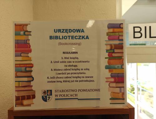 Urzędowa Biblioteczka w Starostwie Powiatowym w Policach