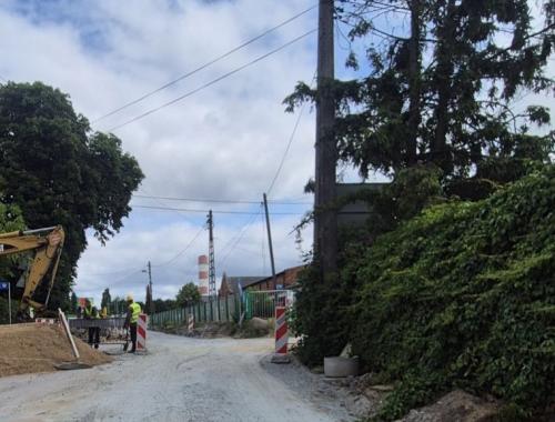 Odkrycie ludzkich szczątków podczas przebudowy drogi w Ustowie